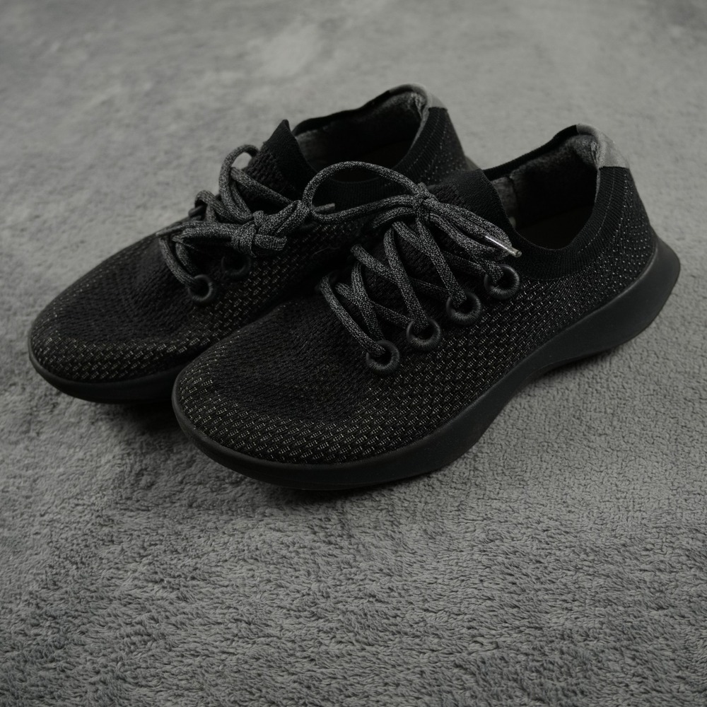 Allbirds Wool Runners Womens 10 Black Charcoal Sustainable Running Shoes - Picture 1 of 9
